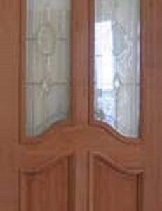 External Hardwood Richelieu Star Zinc Lead Door, also Brass Lead Available